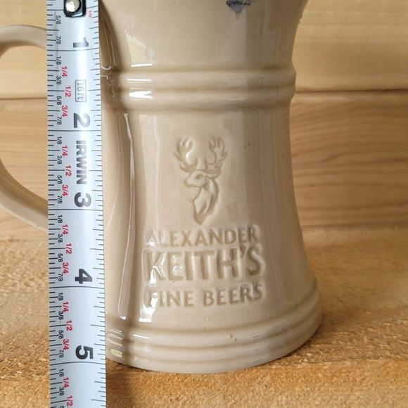 Alexander Keith's Fine Beers Pottery Crafted mug slight imperfections - Picture 6 of 8